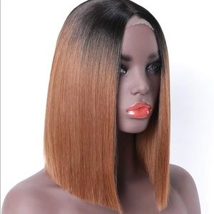 Ombré Synthetic Natural Wig Blonde Bob